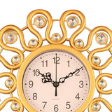 Maxbell Wall Hanging Clock Sparkling Bling Creative Mute for Home Living Room Office Style G