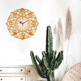 Maxbell Wall Hanging Clock Sparkling Bling Creative Mute for Home Living Room Office Style I