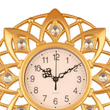 Maxbell Wall Hanging Clock Sparkling Bling Creative Mute for Home Living Room Office Style I