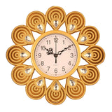 Maxbell Wall Clock Rhinestone Easy to Read Hanging Clock for Kitchen Office Bathroom Style A