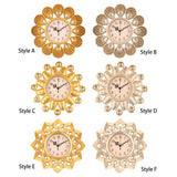 Maxbell Wall Clock Rhinestone Easy to Read Hanging Clock for Kitchen Office Bathroom Style A