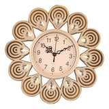 Maxbell Wall Clock Rhinestone Easy to Read Hanging Clock for Kitchen Office Bathroom Style B