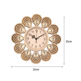 Maxbell Wall Clock Rhinestone Easy to Read Hanging Clock for Kitchen Office Bathroom Style B