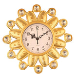 Maxbell Wall Clock Rhinestone Easy to Read Hanging Clock for Kitchen Office Bathroom Style C