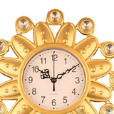 Maxbell Wall Clock Rhinestone Easy to Read Hanging Clock for Kitchen Office Bathroom Style C