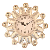 Maxbell Wall Clock Rhinestone Easy to Read Hanging Clock for Kitchen Office Bathroom Style D