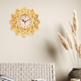 Maxbell Wall Clock Rhinestone Easy to Read Hanging Clock for Kitchen Office Bathroom Style E