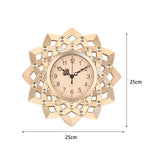 Maxbell Wall Clock Rhinestone Easy to Read Hanging Clock for Kitchen Office Bathroom Style F