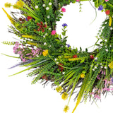 Maxbell Front Door Spring Wreath Simple Artificial Wreath for Porch Festival Wedding