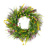 Maxbell Front Door Spring Wreath Simple Artificial Wreath for Porch Festival Wedding