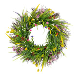 Maxbell Front Door Spring Wreath Simple Artificial Wreath for Porch Festival Wedding