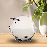 Maxbell Piggy Bank Mini Glass Animal Figurine Glass Pig Figurine for Girls Boys Kids