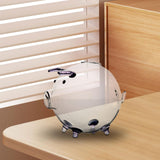Maxbell Piggy Bank Mini Glass Animal Figurine Glass Pig Figurine for Girls Boys Kids