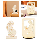 Maxbell Baby Milestone Photo Frame Crafts for Mother to Be Expecting Parents Grandparents Style A