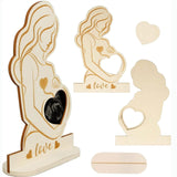 Maxbell Baby Milestone Photo Frame Crafts for Mother to Be Expecting Parents Grandparents Style A