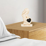 Maxbell Baby Milestone Photo Frame Crafts for Mother to Be Expecting Parents Grandparents Style A