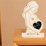 Maxbell Baby Milestone Photo Frame Crafts for Mother to Be Expecting Parents Grandparents Style A