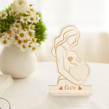 Maxbell Baby Milestone Photo Frame Crafts for Mother to Be Expecting Parents Grandparents Style A