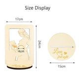 Maxbell Baby Milestone Photo Frame Crafts for Mother to Be Expecting Parents Grandparents Style B