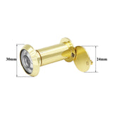 Maxbell Door Peephole Viewer Home Sturdy Hidden Door Glass Lens for Metal Doors