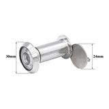 Maxbell Door Peephole Viewer Home Sturdy Hidden Door Glass Lens for Metal Doors