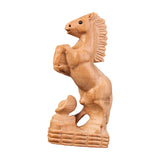Maxbell Hand Carved Wood Horse Statue Horse Statue for Bedroom Cabinet Living Room