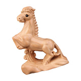 Maxbell Hand Carved Wood Horse Statue Horse Statue for Bedroom Cabinet Living Room