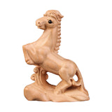 Maxbell Hand Carved Wood Horse Statue Horse Statue for Bedroom Cabinet Living Room