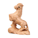 Maxbell Hand Carved Wood Horse Statue Horse Statue for Bedroom Cabinet Living Room