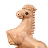 Maxbell Hand Carved Wood Horse Statue Horse Statue for Bedroom Cabinet Living Room