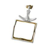 Maxbell Porcelain Statue Birthday Gift Tabletop Ornament for Bedroom Entrance Office Style A