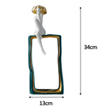 Maxbell Porcelain Statue Birthday Gift Tabletop Ornament for Bedroom Entrance Office Style C