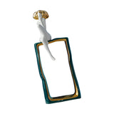 Maxbell Porcelain Statue Birthday Gift Tabletop Ornament for Bedroom Entrance Office Style C