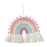 Maxbell Rainbow Wall Hanging Soft Rainbow Ornament for Party Supplies Bedroom