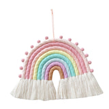 Maxbell Rainbow Wall Hanging Soft Rainbow Ornament for Party Supplies Bedroom
