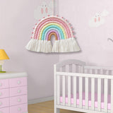 Maxbell Rainbow Wall Hanging Soft Rainbow Ornament for Party Supplies Bedroom