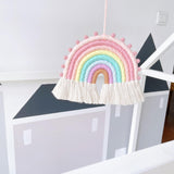 Maxbell Rainbow Wall Hanging Soft Rainbow Ornament for Party Supplies Bedroom