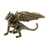 Maxbell Brass Pterosaur Dragon Ornament Hand Craved for Office Bookshelf Living Room