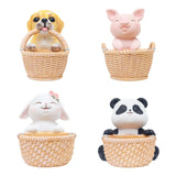 Maxbell Small Flower Pot Cute Gift Plant Planter for Indoor Home Decor Entrance Hall dog