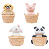 Maxbell Small Flower Pot Cute Gift Plant Planter for Indoor Home Decor Entrance Hall dog