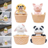 Maxbell Small Flower Pot Cute Gift Plant Planter for Indoor Home Decor Entrance Hall dog