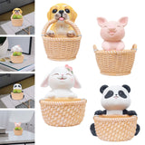 Maxbell Small Flower Pot Cute Gift Plant Planter for Indoor Home Decor Entrance Hall dog