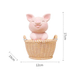 Maxbell Small Flower Pot Cute Tabletop Decoration for Bedroom Home Decor Room