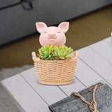 Maxbell Small Flower Pot Cute Tabletop Decoration for Bedroom Home Decor Room