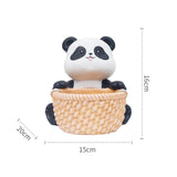 Maxbell Small Flower Pot Cute Gift Plant Planter for Indoor Home Decor Entrance Hall panda