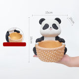 Maxbell Small Flower Pot Cute Gift Plant Planter for Indoor Home Decor Entrance Hall panda