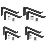 Maxbell 2Pcs Metal Wall Shelf Brackets Hardware for Laundry Room Bedroom Dining Room 8inch