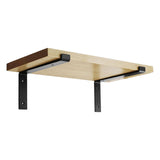 Maxbell 2Pcs Metal Wall Shelf Brackets Hardware for Laundry Room Bedroom Dining Room 12inch