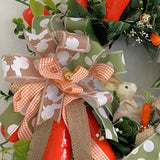 Maxbell Easter Wreath for Front Door Hanger Spring Wreath for Door Patio Celebration 40cm