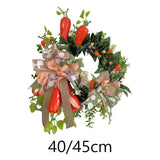 Maxbell Easter Wreath for Front Door Hanger Spring Wreath for Door Patio Celebration 40cm